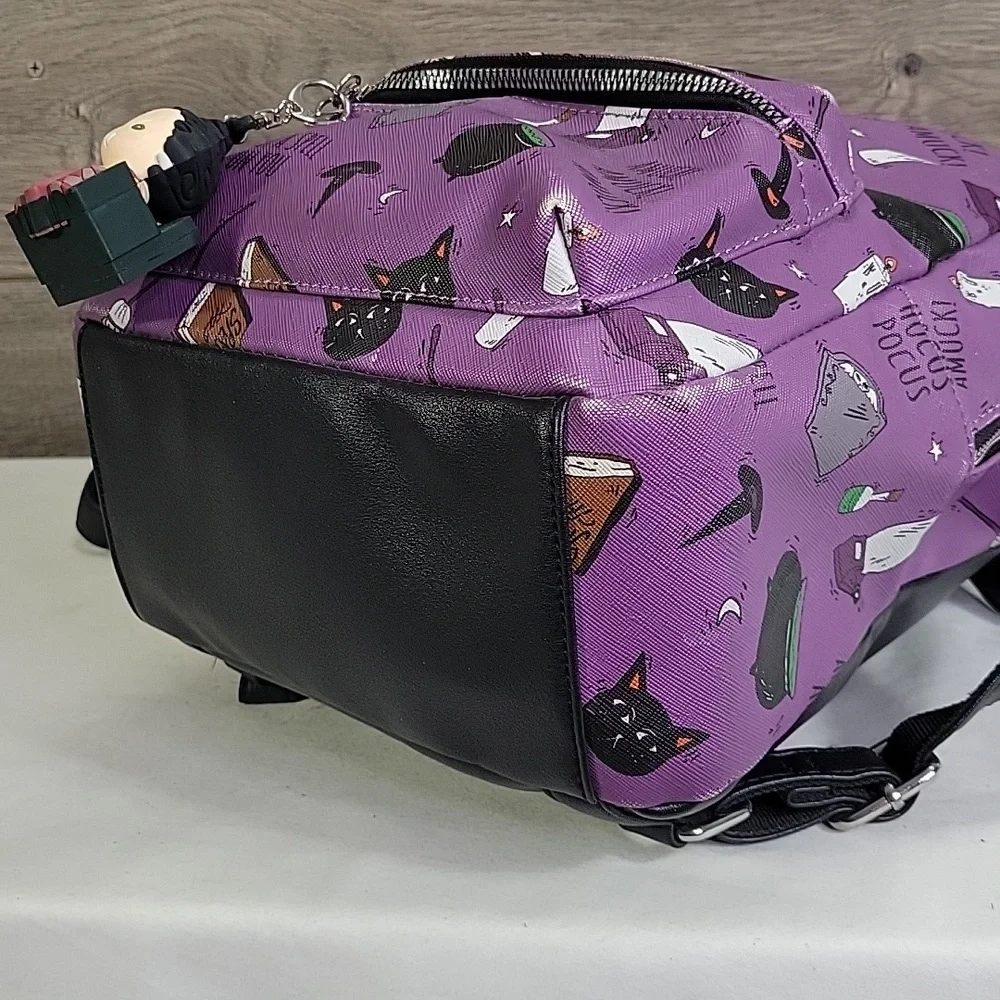 Disney Hocus Pocus Purple Black Mini Backpack